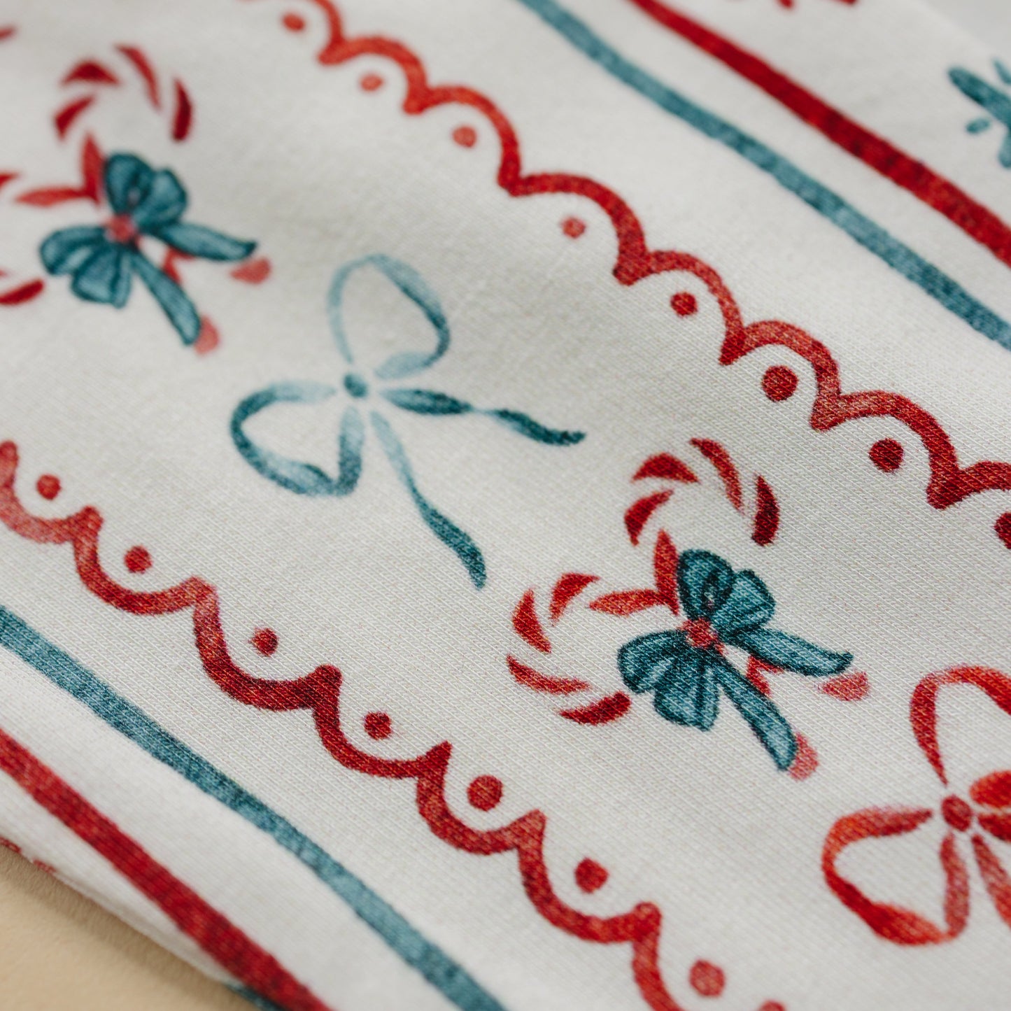 Candy Cane Lane Bamboo Christmas Pajamas - 2pc Set