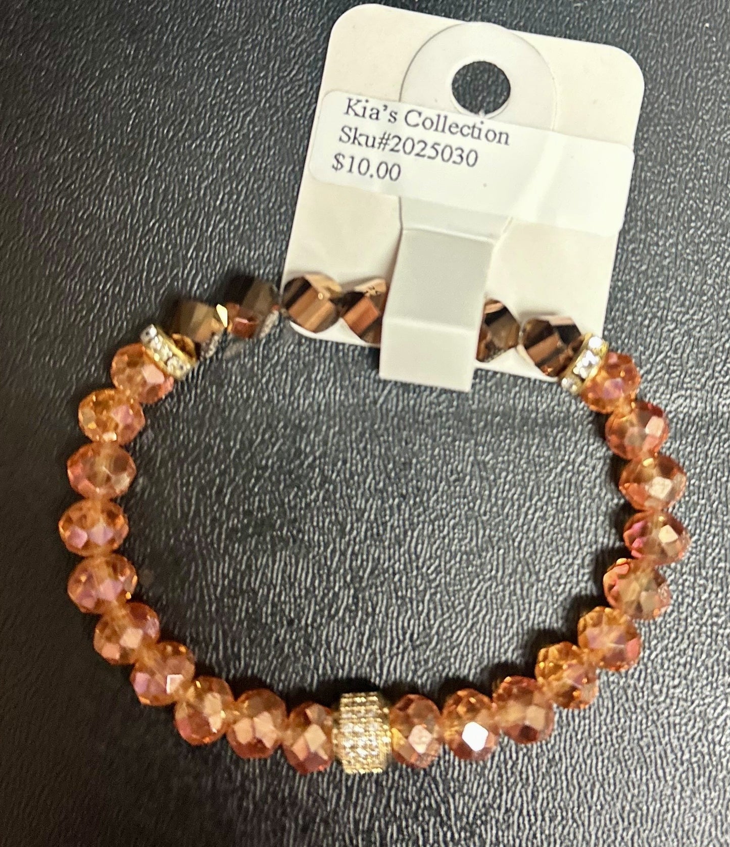 Single Glass Beaded Bracelet