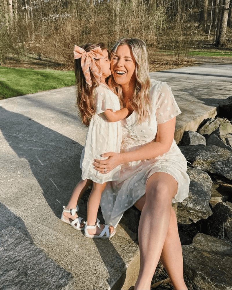 Eden Short Sleeve Dot Dress