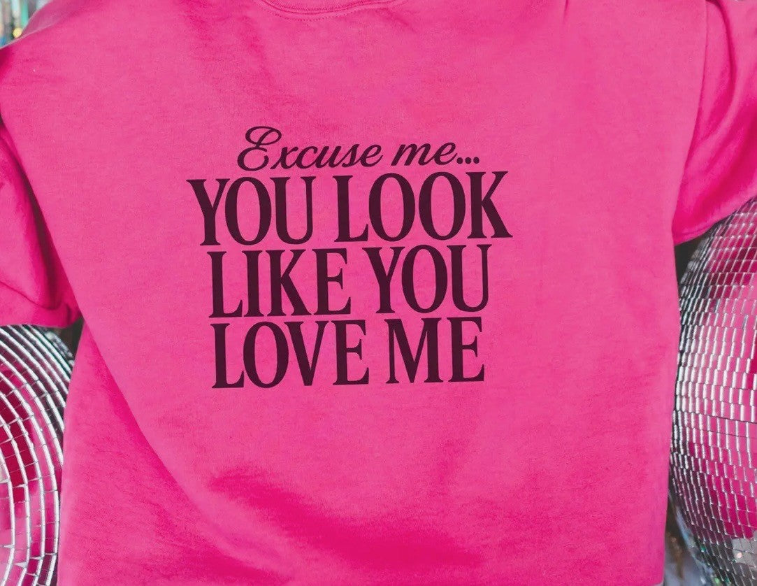 Excuse Me You Look Like You Love me Sweatshirt