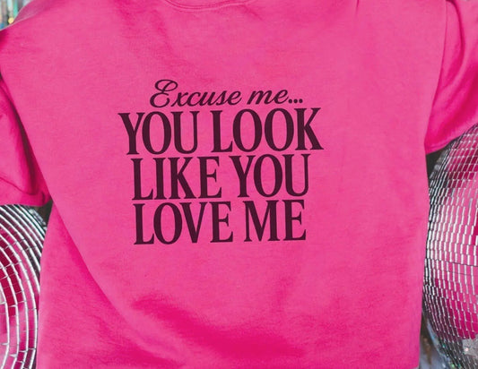 Excuse Me You Look Like You Love me Sweatshirt