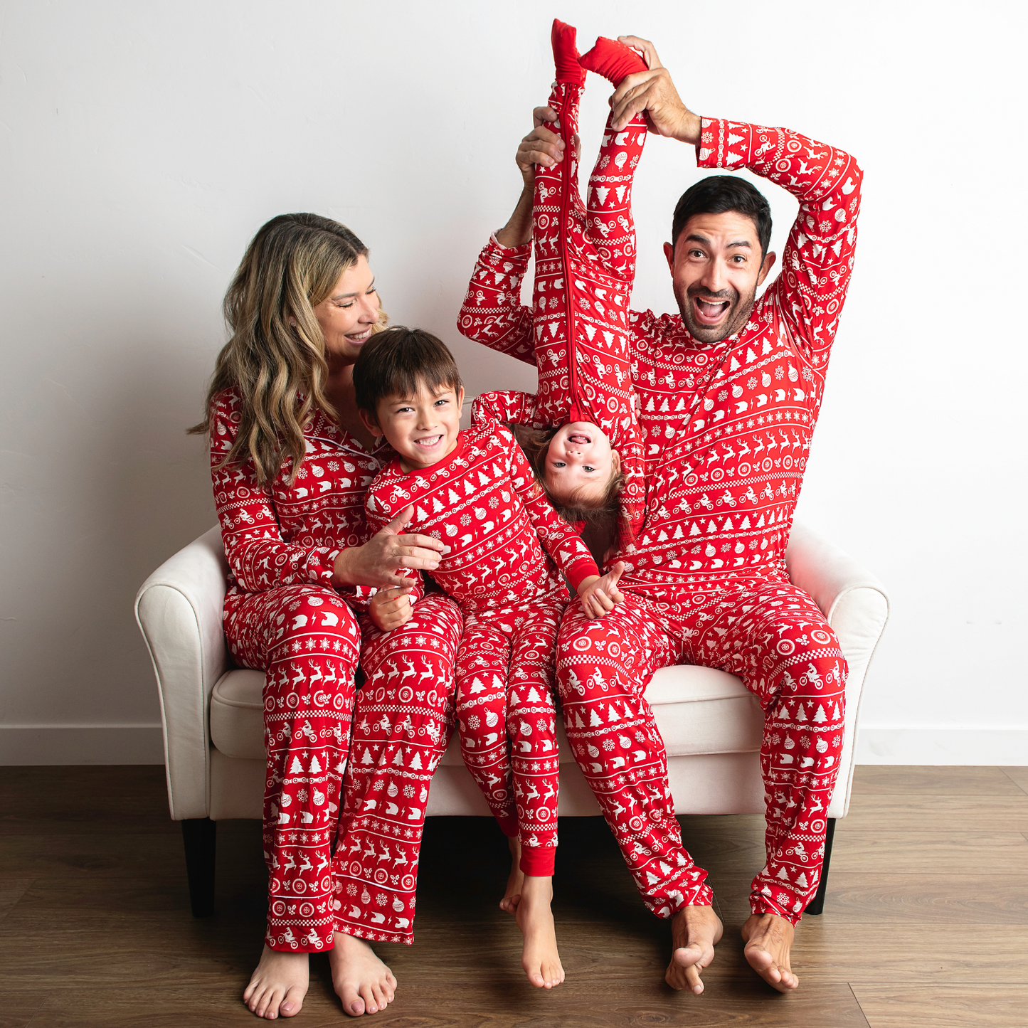 Crew Neck Bamboo Christmas Pajamas