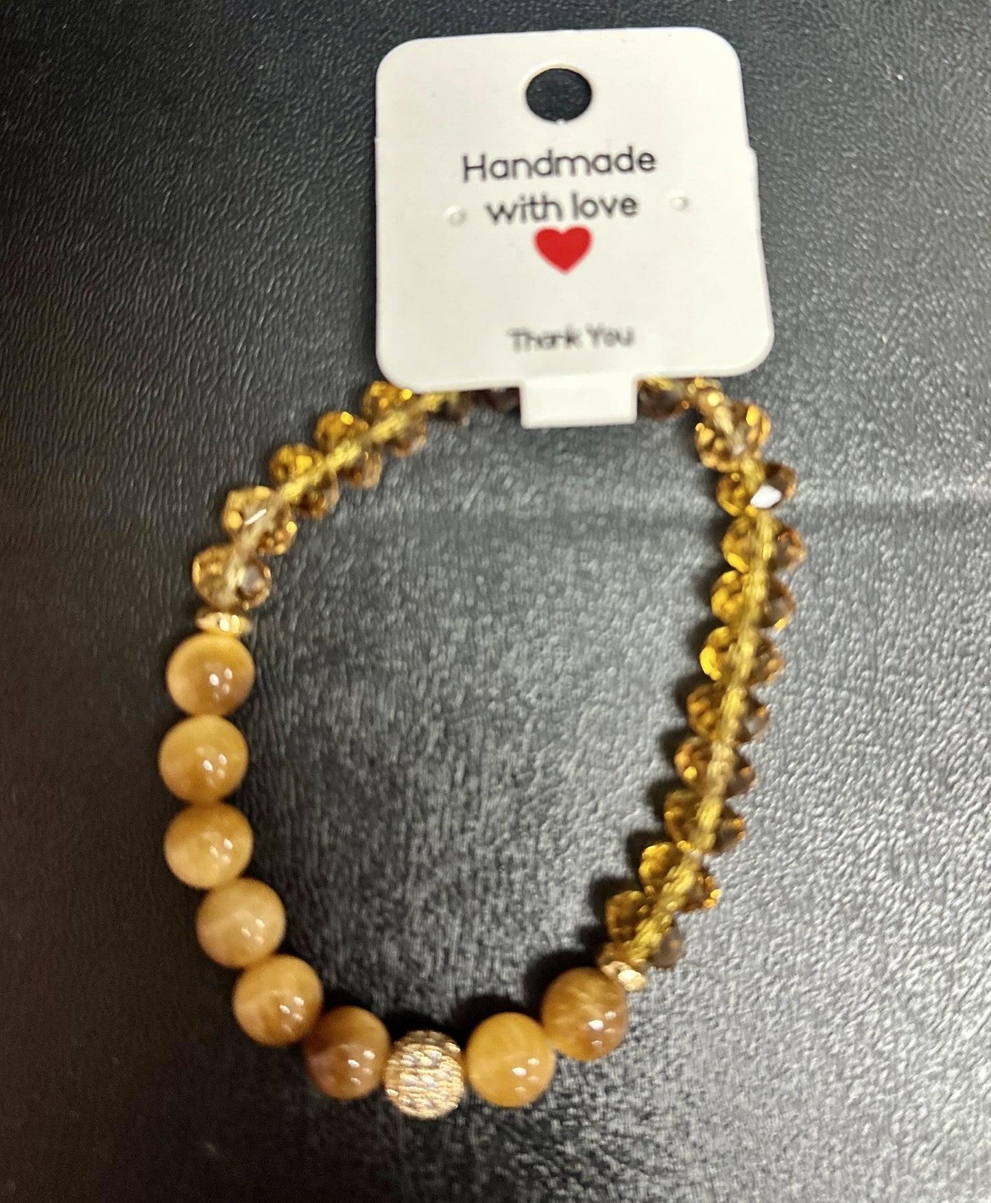 Single Glass Beaded Bracelet