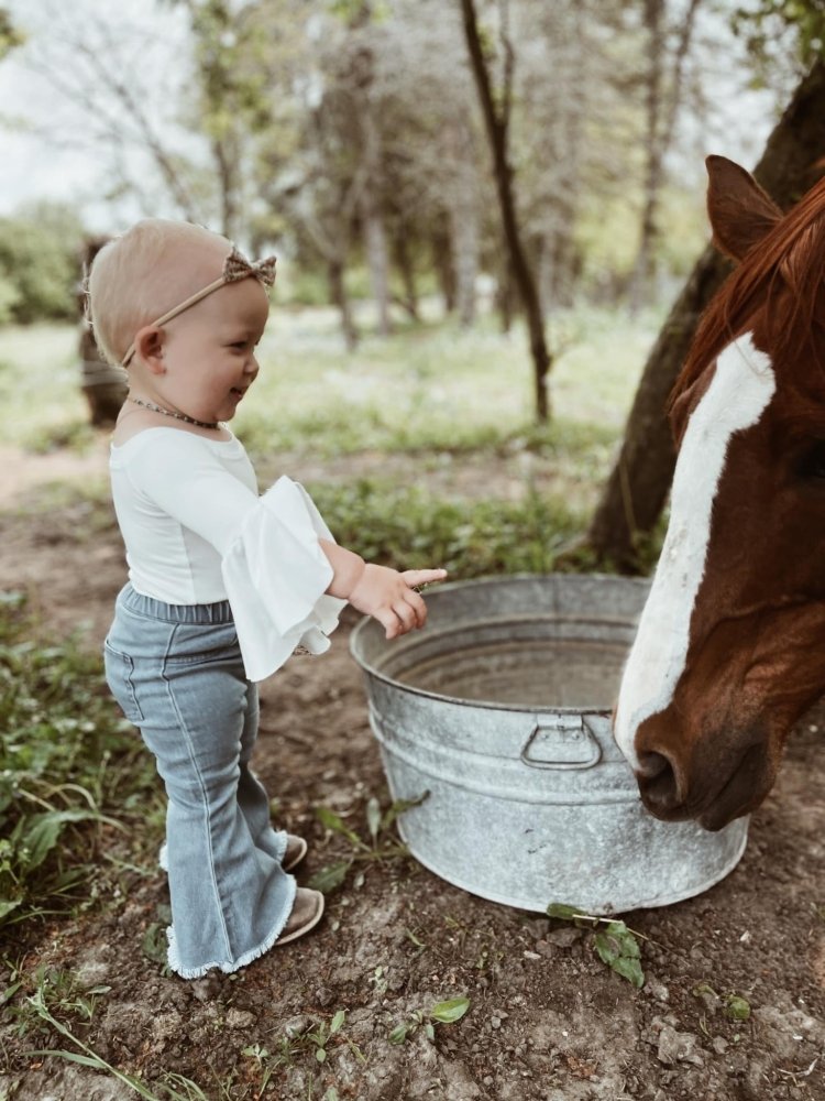 Sophie Denim Bell Bottoms - Light Wash