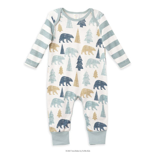 Bear Mountain Baby Boy Cotton Romper