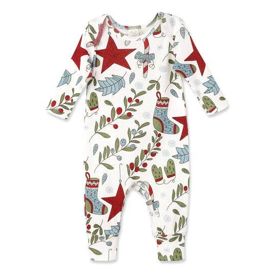 Baby's Christmas Fancy Bamboo Romper