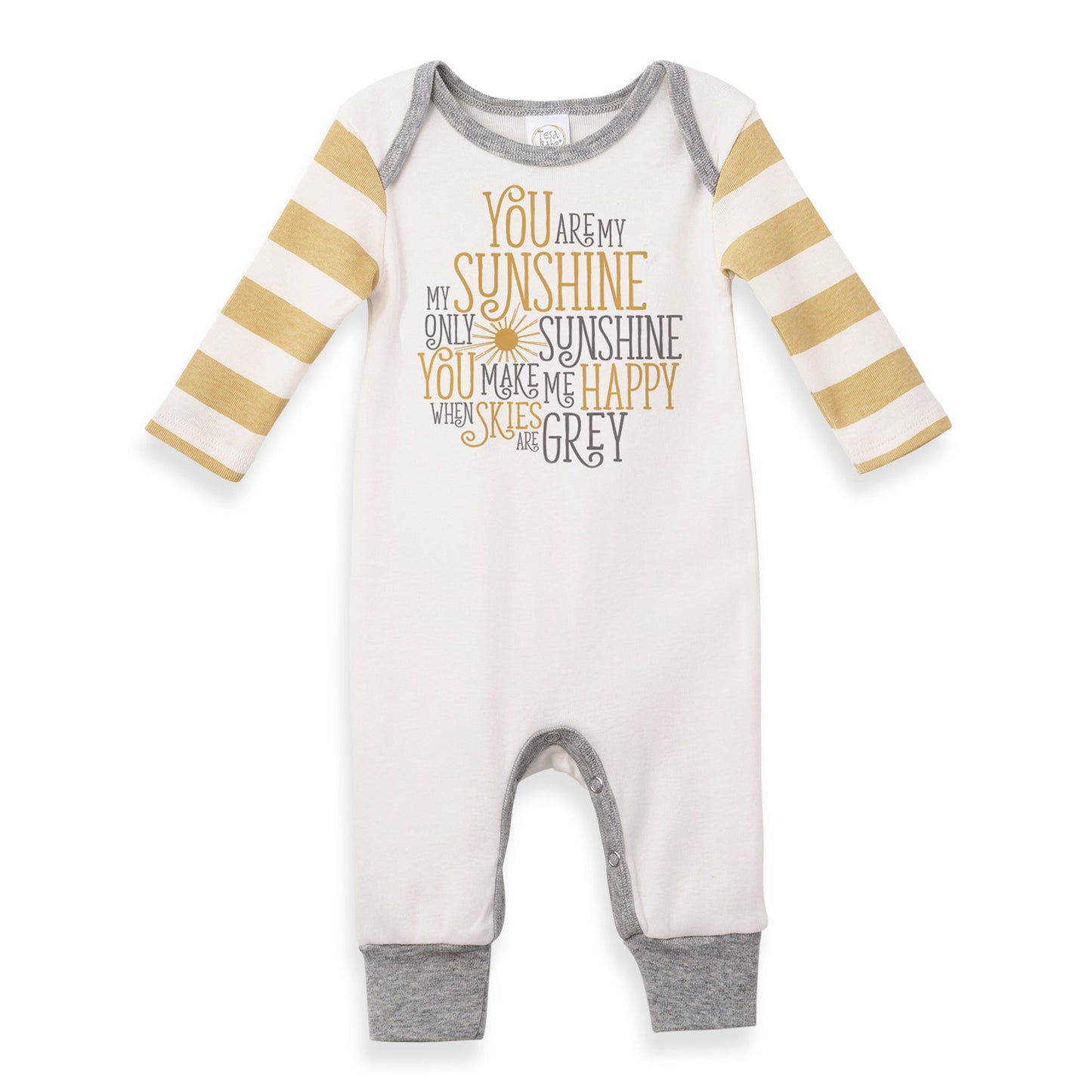 Baby's "You Are My Sunshine" Cotton Romper