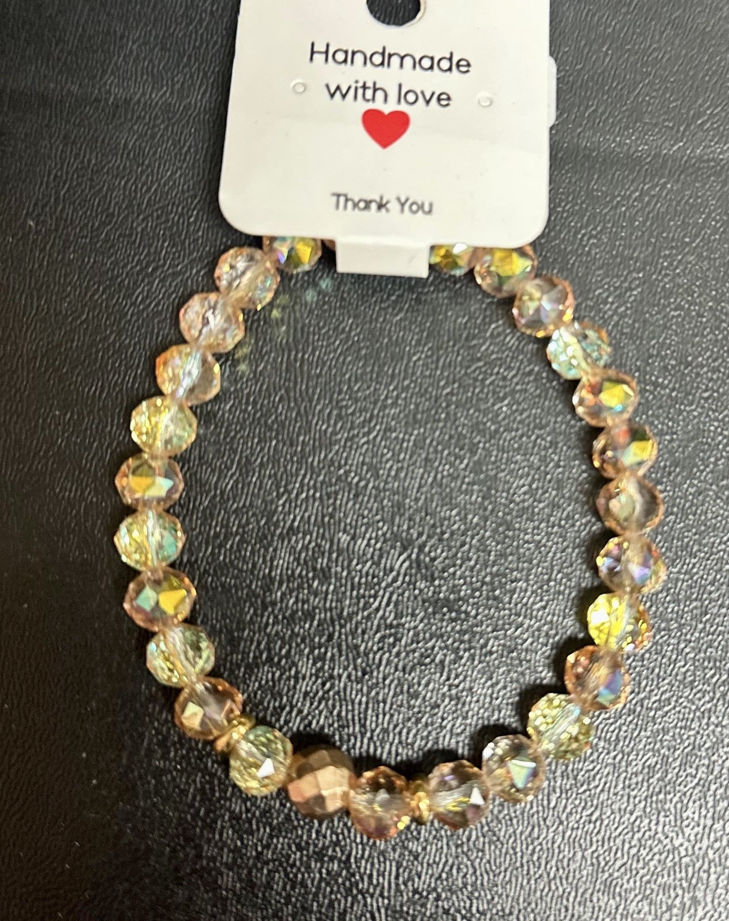 Single Glass Beaded Bracelet