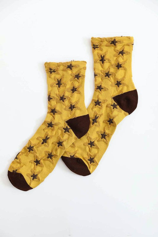 Star Design Socks ( 5 colors)