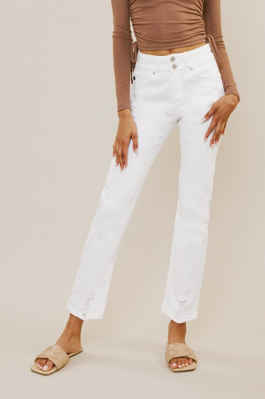 Kan Can-High Rise Slim Straight