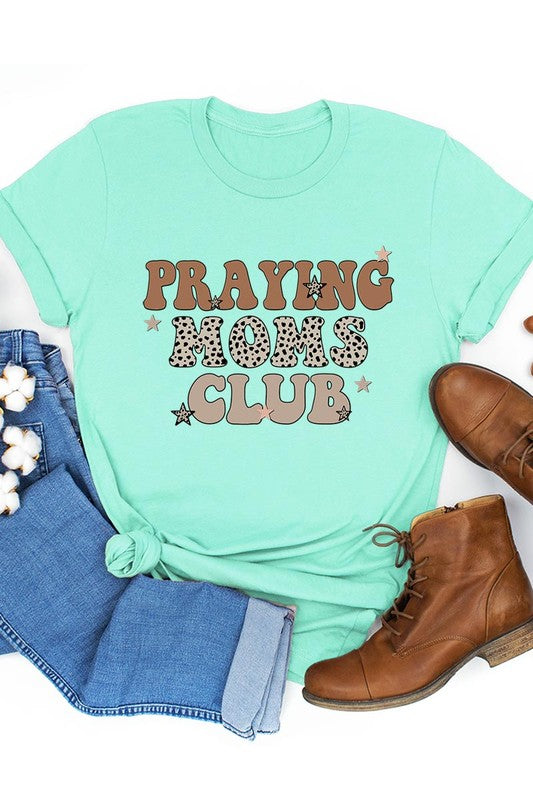 Plus Praying Moms Club Short Sleeve Tee  (16 Colors)