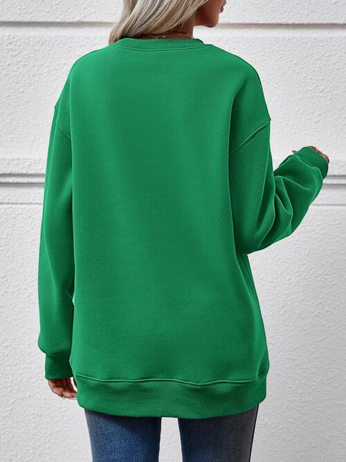 Gnomes Graphic Drop Shoulder Sweatshirt (9 Colors)